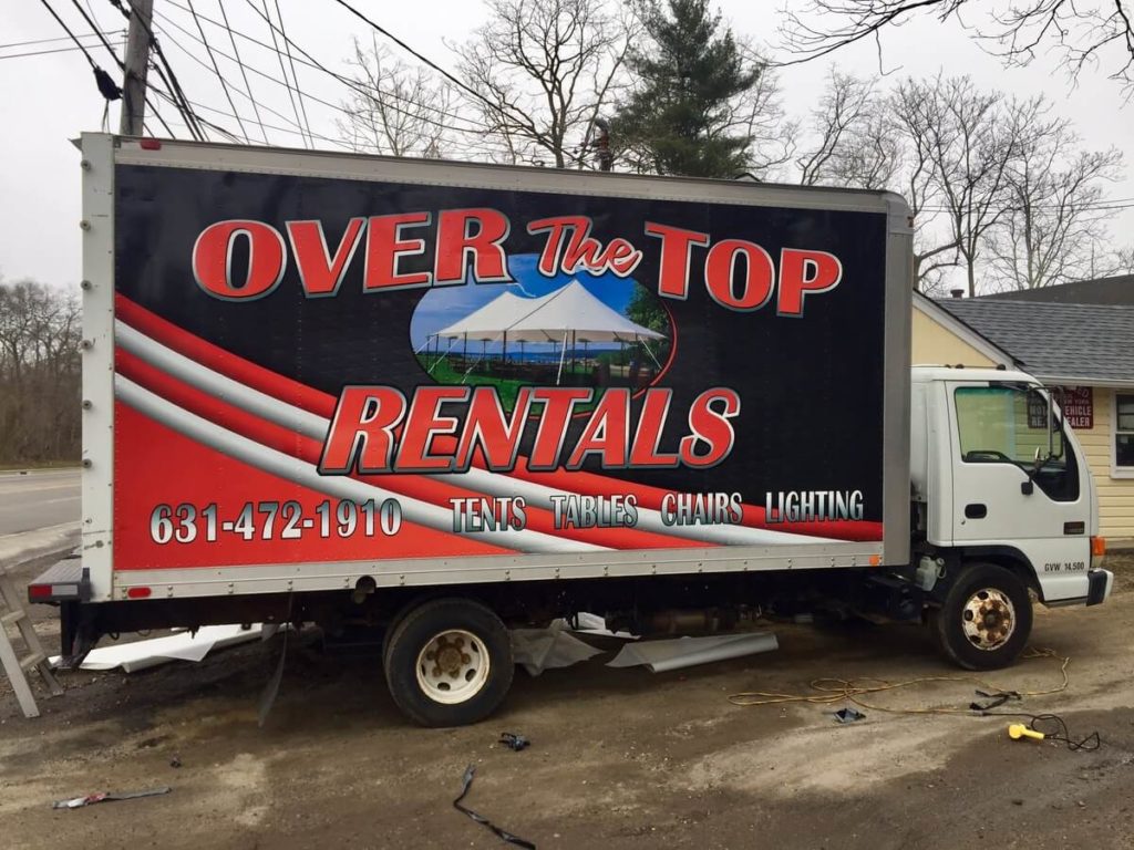 over the top rentals truck